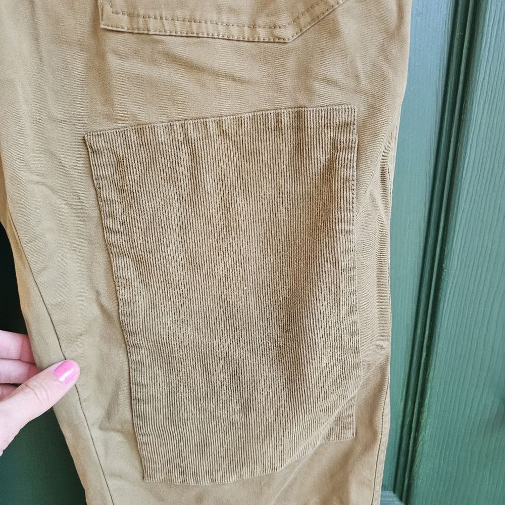 Sundance Olive Embroidered Cargo Pants - Picture 4 of 9